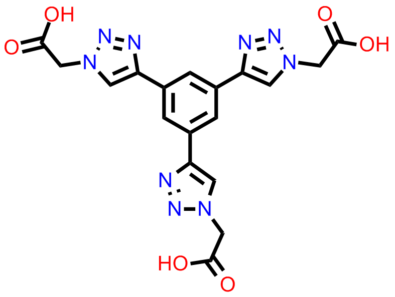 2,2',2''-(4,4',4''-(benzene-1,3,5-triyl)tris(1H-1,2,3-triazole-4,1-diyl))triaceticacid